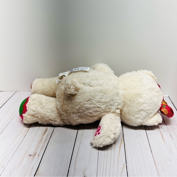 Build-A-Bear Girl Scouts 16” White Pink Cookies Bow Stuffed Plush Bear - Picture 11 of 11